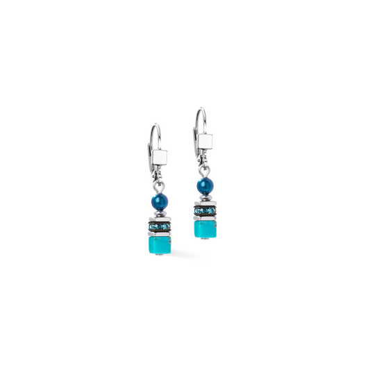 Coeur De Lion Transformative Teal Blue Bead Drop Earrings