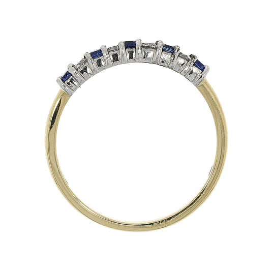 18ct Gold Sapphire And Diamond Ring
