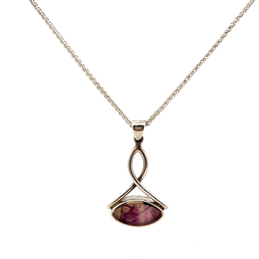 Derbyshire Blue John Unique Shaped Necklace