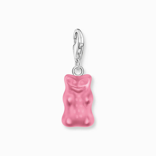 Thomas Sabo Sterling Silver Silver Pink Haribo Bear Charm 2193-017-9