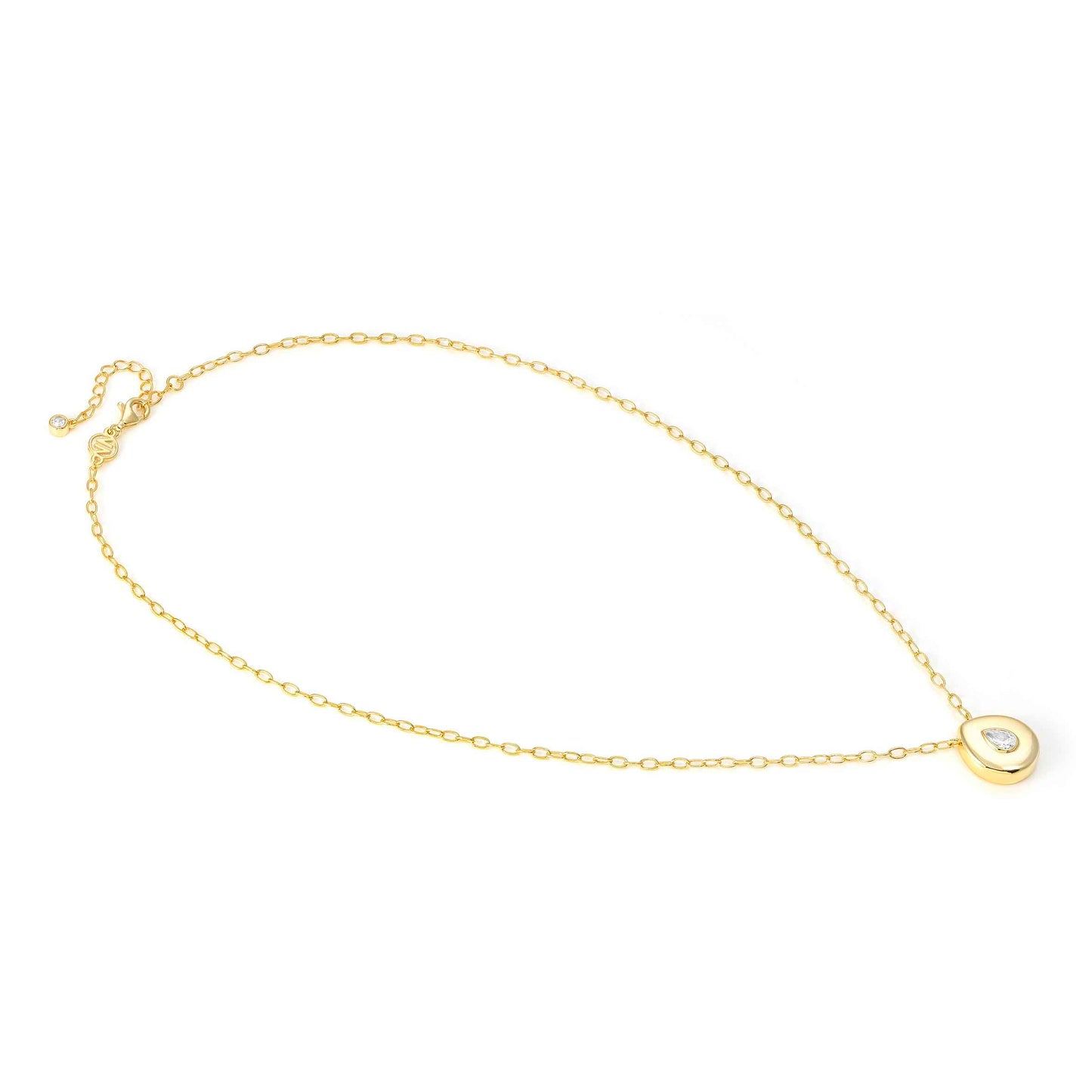 Nomination Domina Drop Necklace Gold Plated with Cubic Zirconia 240402/015