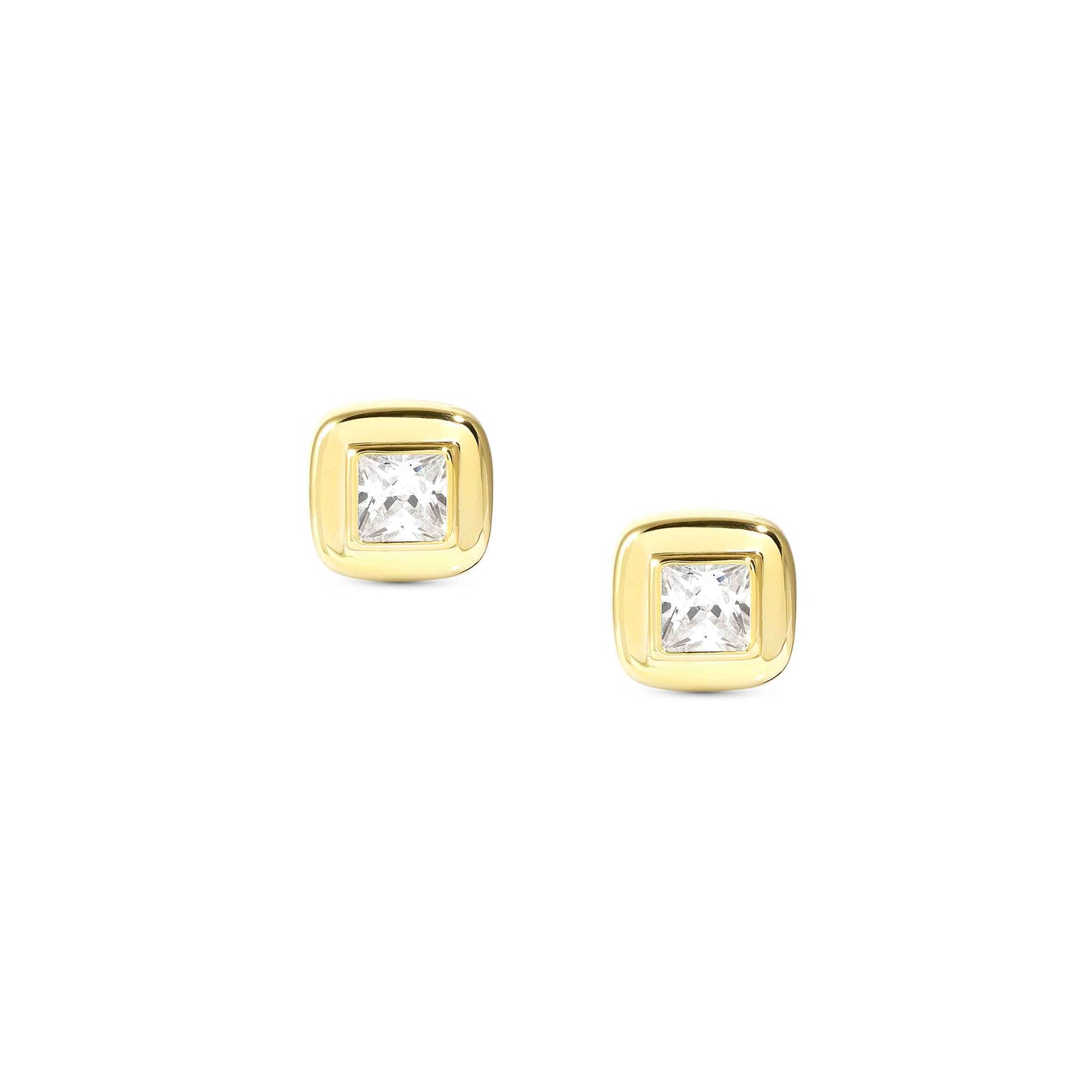 Nomination Domina Yellow Gold Plated and Cubic Zirconia Stud Earrings  240403/036