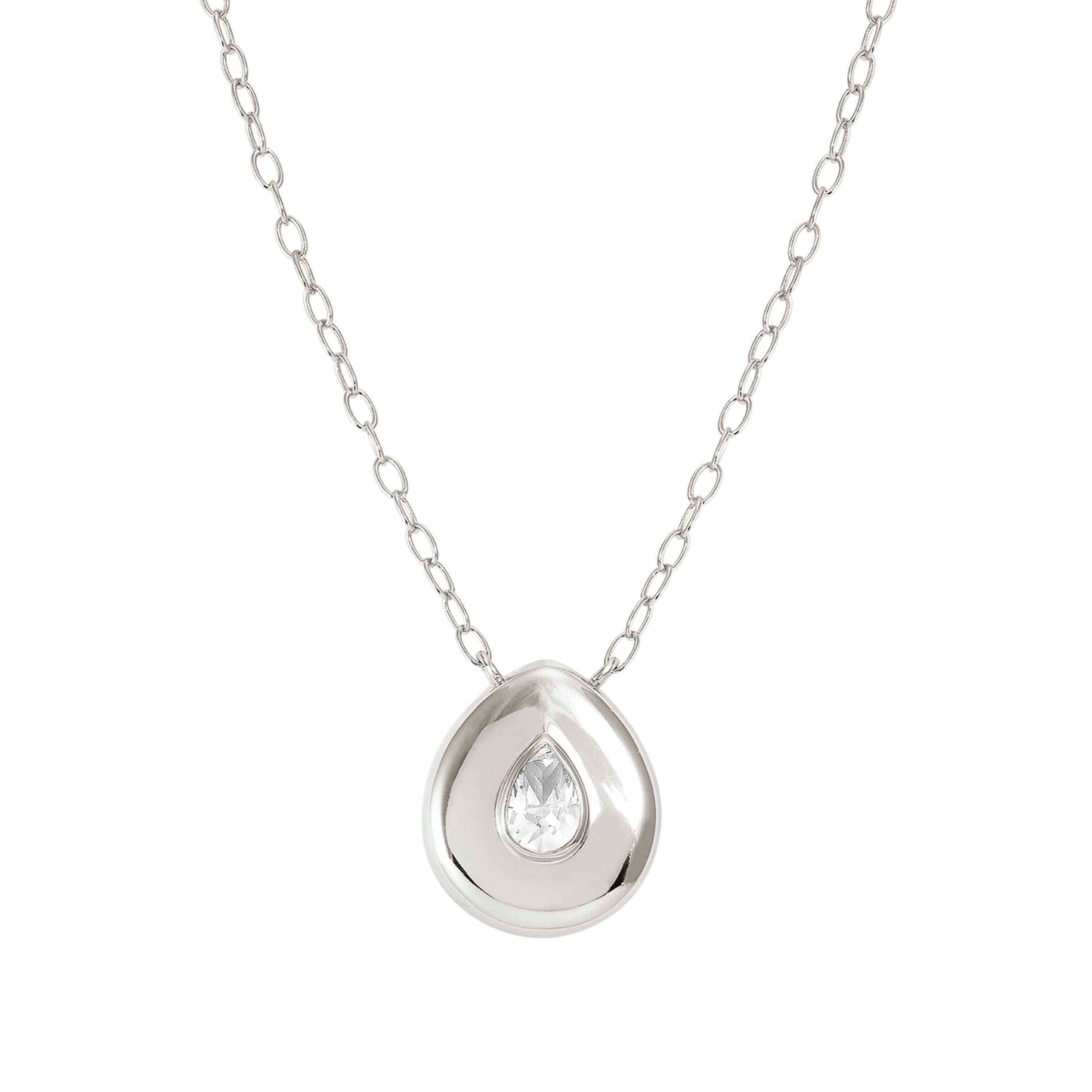 Nomination Domina Drop Necklace Sterling Silver and Cubic Zirconia 240418/015