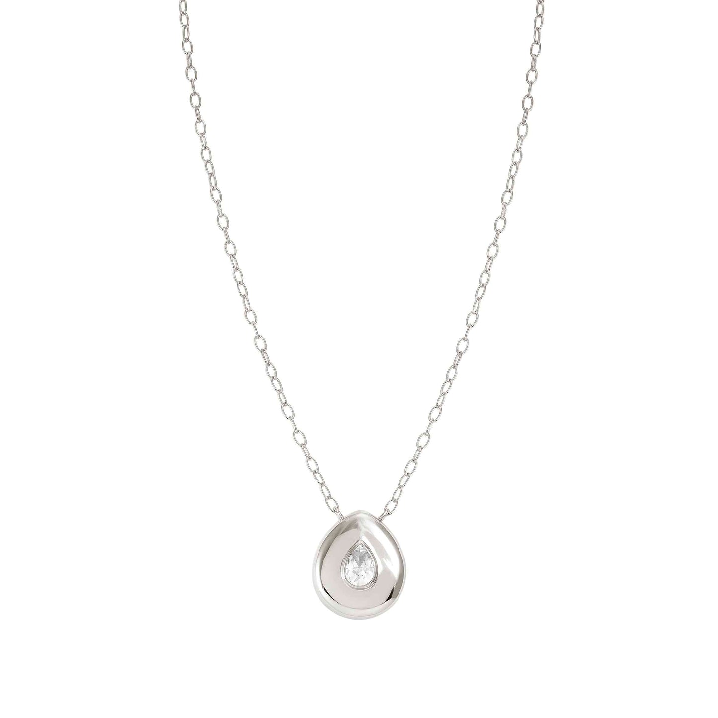 Nomination Domina Drop Necklace Sterling Silver and Cubic Zirconia 240418/015