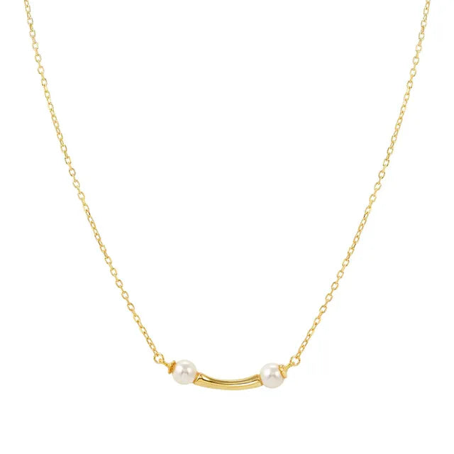 Nomination Fashion Era Yellow Gold Plated Pearl Necklace 242208/012