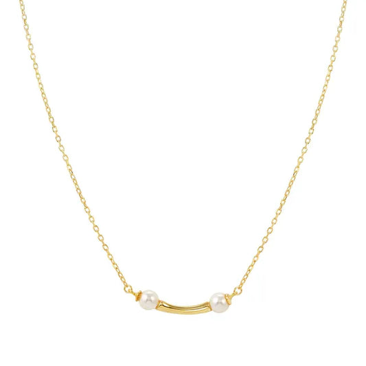 Nomination Fashion Era Yellow Gold Plated Pearl Necklace 242208/012