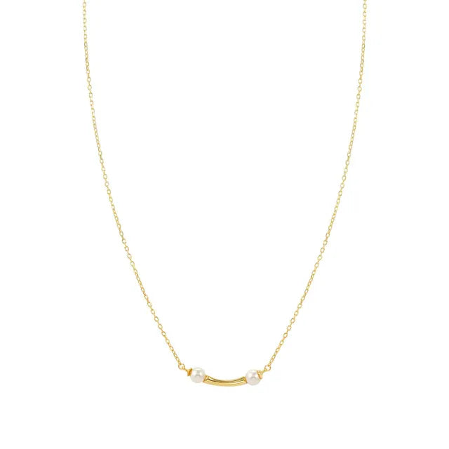 Nomination Fashion Era Yellow Gold Plated Pearl Necklace 242208/012