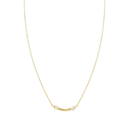 Nomination Fashion Era Yellow Gold Plated Pearl Necklace 242208/012