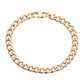 Unique & Co Yellow Gold Plated Curb Chain 21cm LAB214
