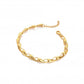 Hot Diamonds x Jac Jossa Yellow Gold Plate Curved Tide Bracelet DL670