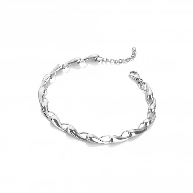 Hot Diamonds Curved Tide Link Bracelet DL669