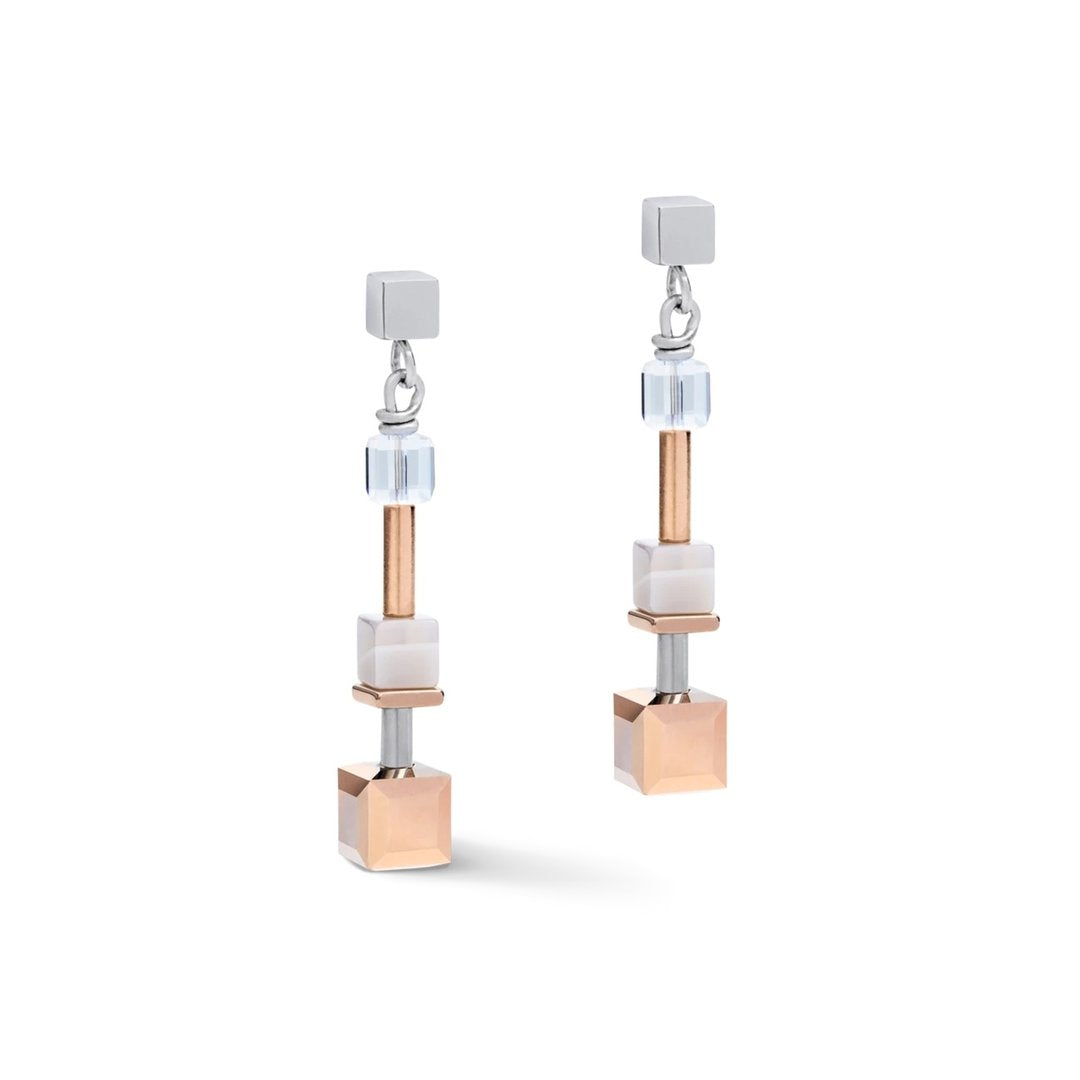 Coeur De Lion Clear Crystal Drop Earrings 5061/21-1631