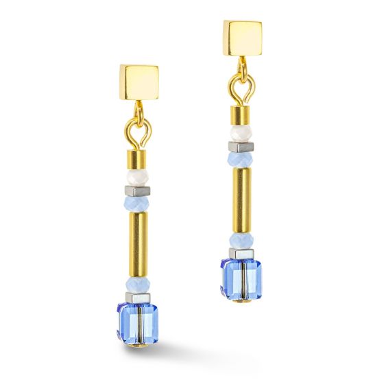 Coeur De Lion Pastel Blue Drop Earrings 5027/21-1522