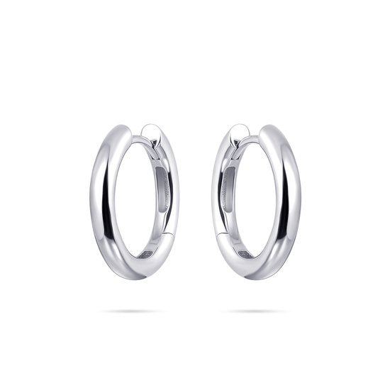 Sterling Silver 40mm Bold Polished Hoop Earrings