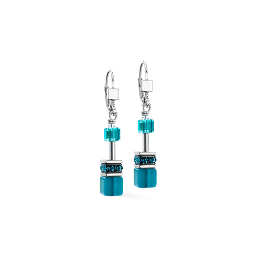 Coeur De Lion Iconic Teal Drop Earrings
