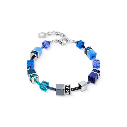 Coeur De Lion GeoCUBE® Iconic Bracelet Azure Spirit Silver