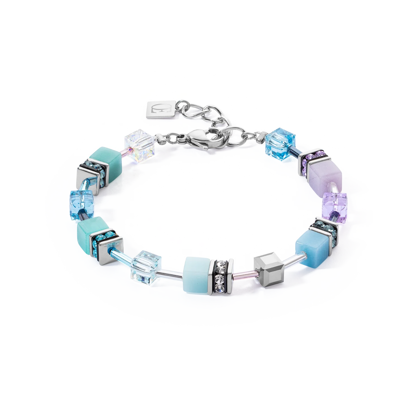 Coeur De Lion Iconic Aqua and Lilac Bracelet