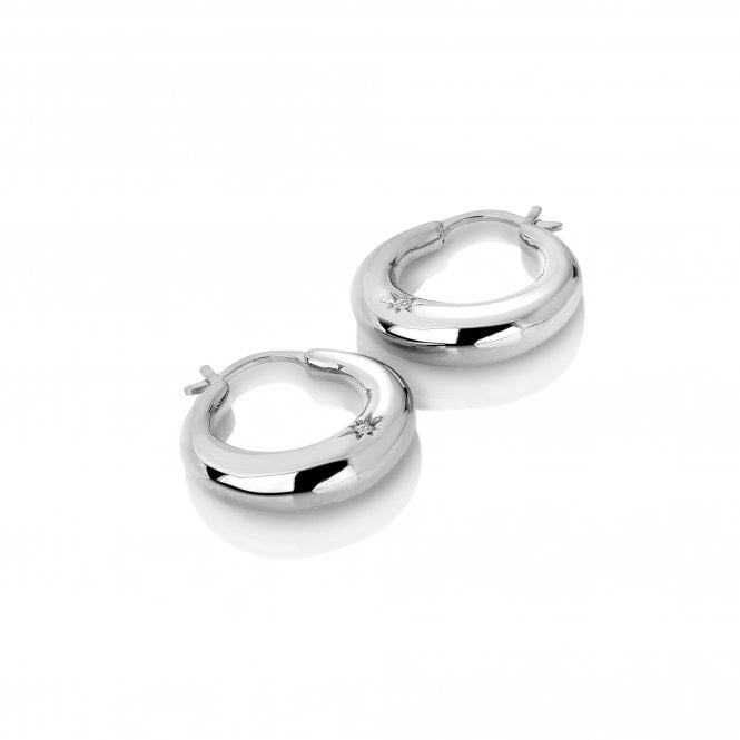 Hot Diamonds Soul Statement Hoop Earrings DE794