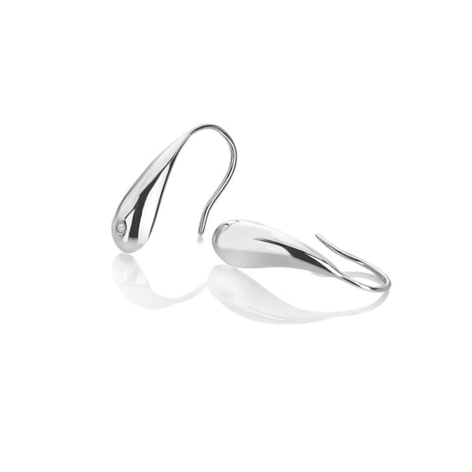Hot Diamonds Silver Tide Hook Earrings DE786