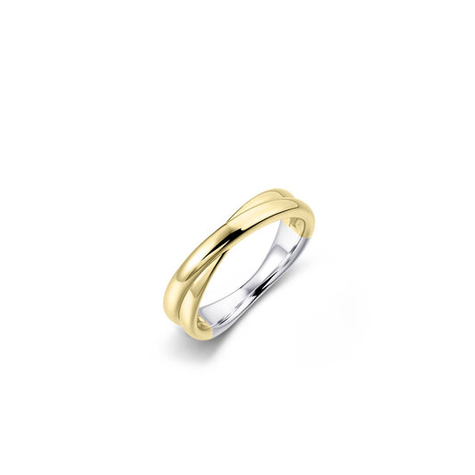 Yellow Gold Plated Two Strand Ring