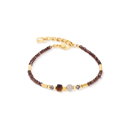 Coeur De Lion Bracelet Cube Balance Golden Hazel