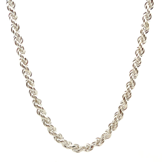 Sterling Silver 20" Rope Chain