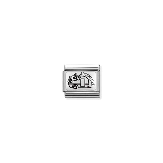 Nomination Caravan Adventure Flowers Charm 330111/25