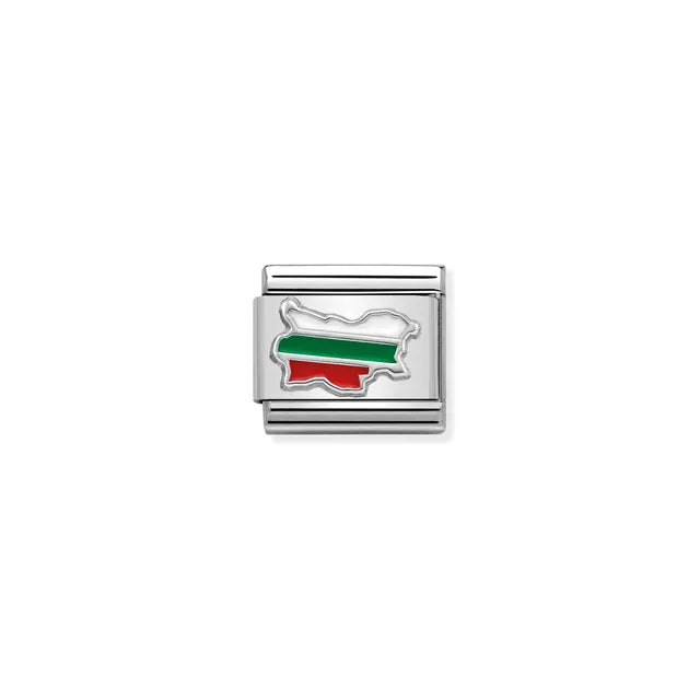 Nomination Composable Classic Bulgaria Shape Flag 330209/30