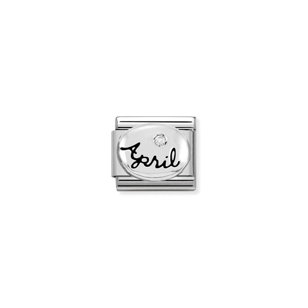 Nomination April Diamond Charm 330505/04