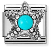 Nomination Composable Classic Turquoise Starfish 330511/06