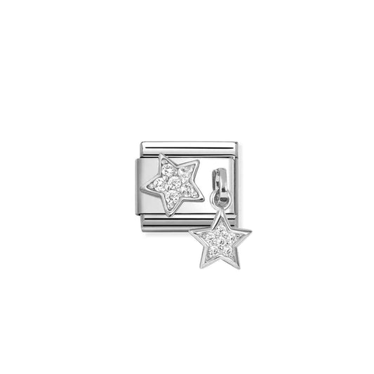 Nomination Composable Classic Cubic Zirconia Star & Dangly Star 331817/16