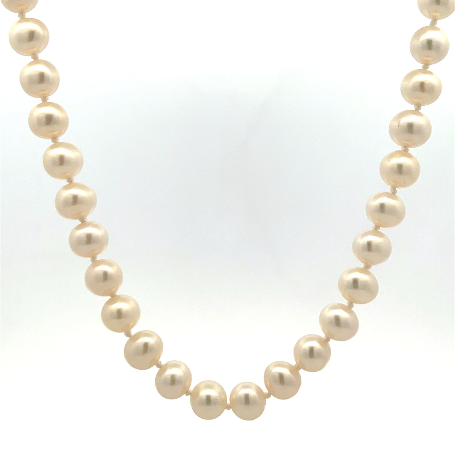 9ct Yellow Gold 18" Freshwater Cultured Pearl 6-6.5mm Necklace