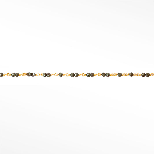 14ct Gold Filled 1.7mm Pyrite Permanent Bracelet