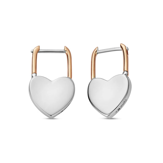 Clogau CariadĀ® Sterling Silver Padlock Hoop Earrings