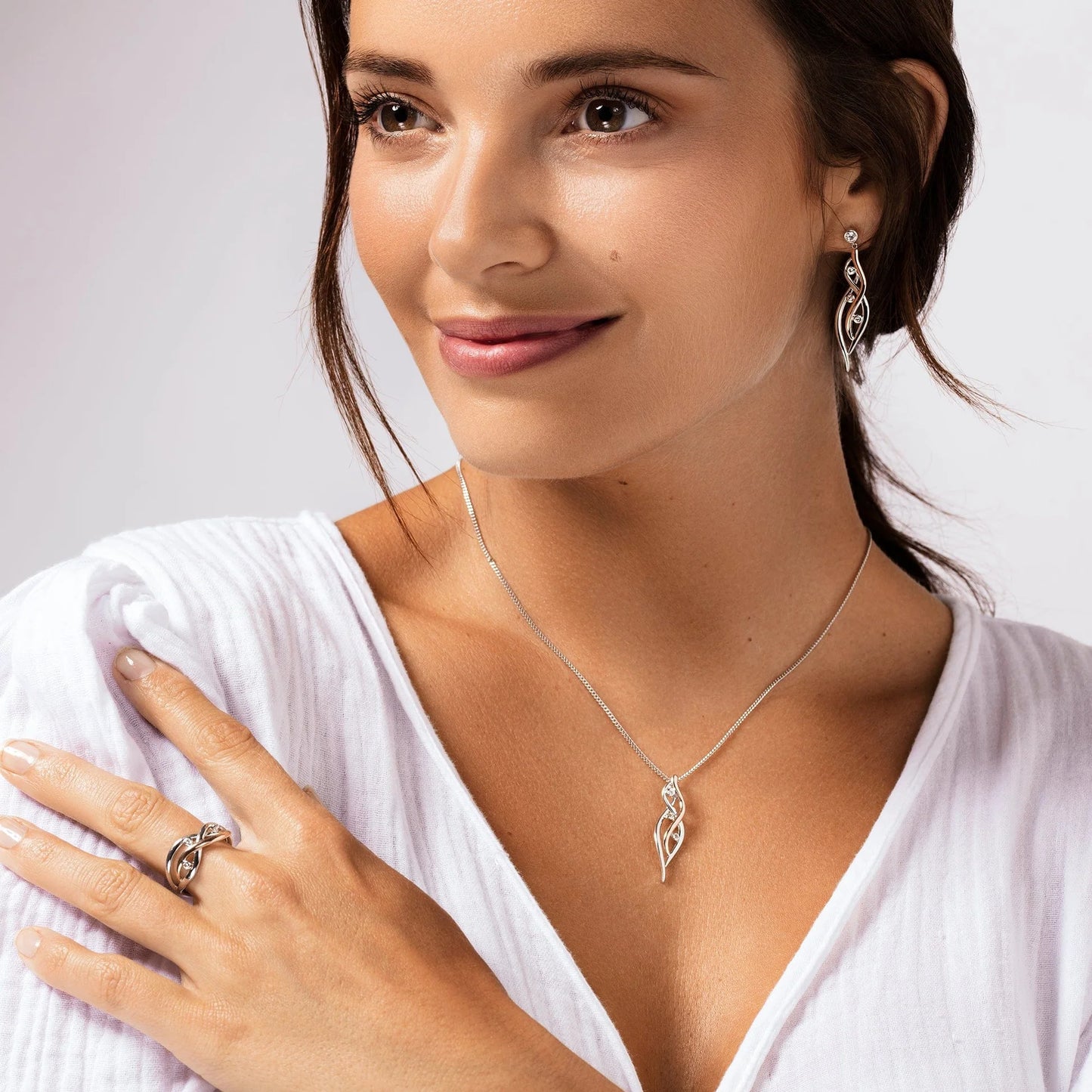 Clogau Swallow Falls Drop Earrings