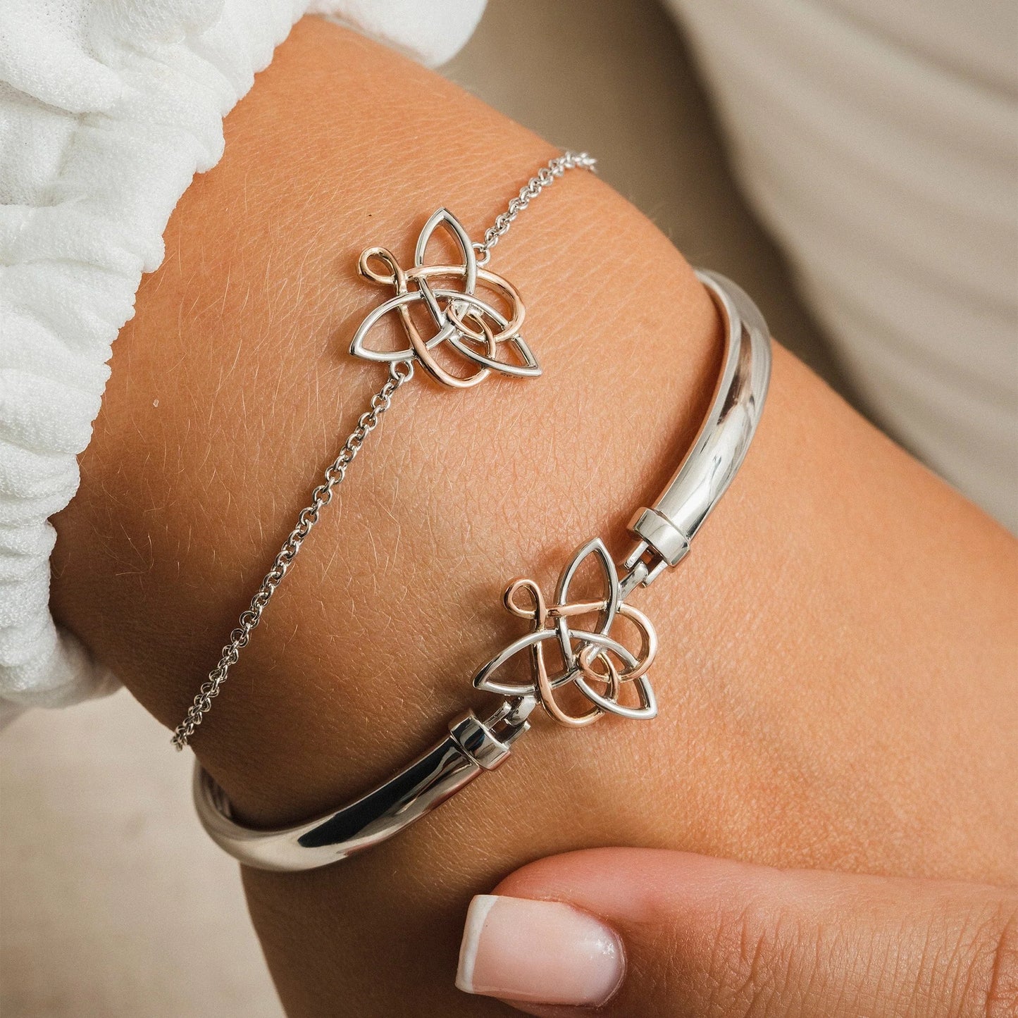 Clogau Fairies Of The Mine White Topaz Bracelet 3SETL0229