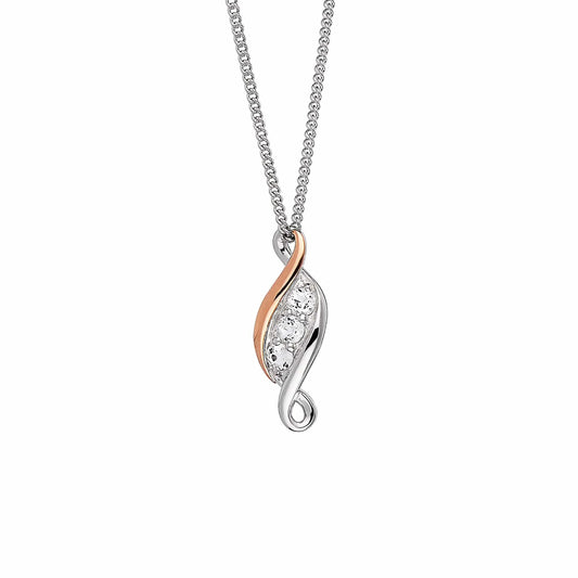 Clogau Past Present Future® Sterling Silver Necklace with Topaz