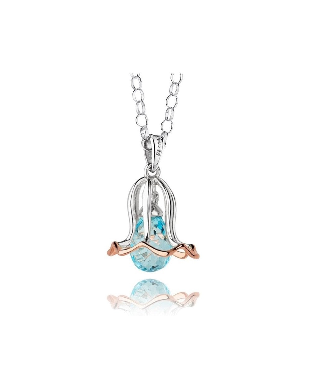 Clogau Bluebell Topaz Pendant & Chain 3SBLBP