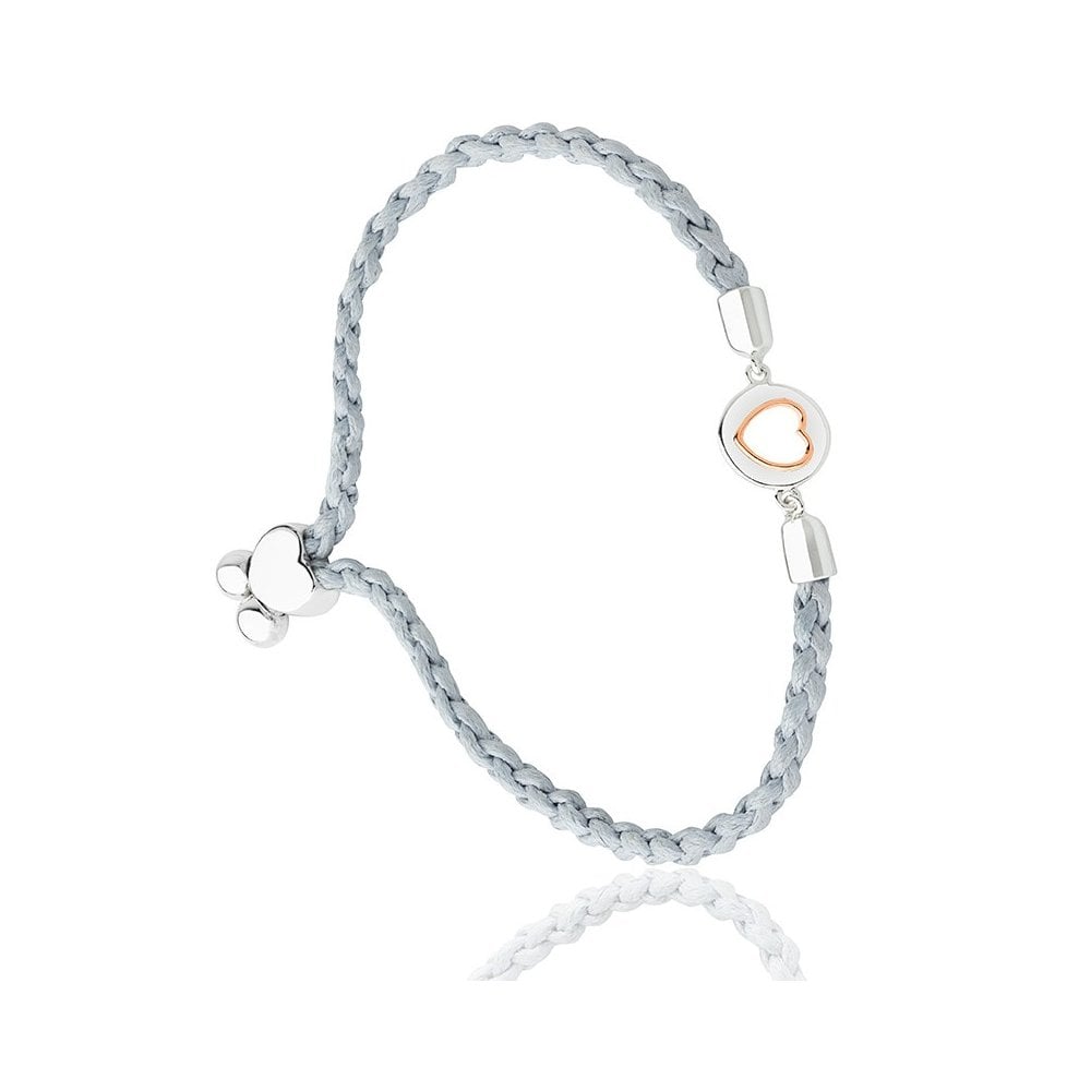 Clogau Cariad Grey Friendship Bracelet 3SCRCBR