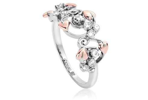 Clogau Tree Of Life Origin White Topaz Ring Size L 3SENGTOL2