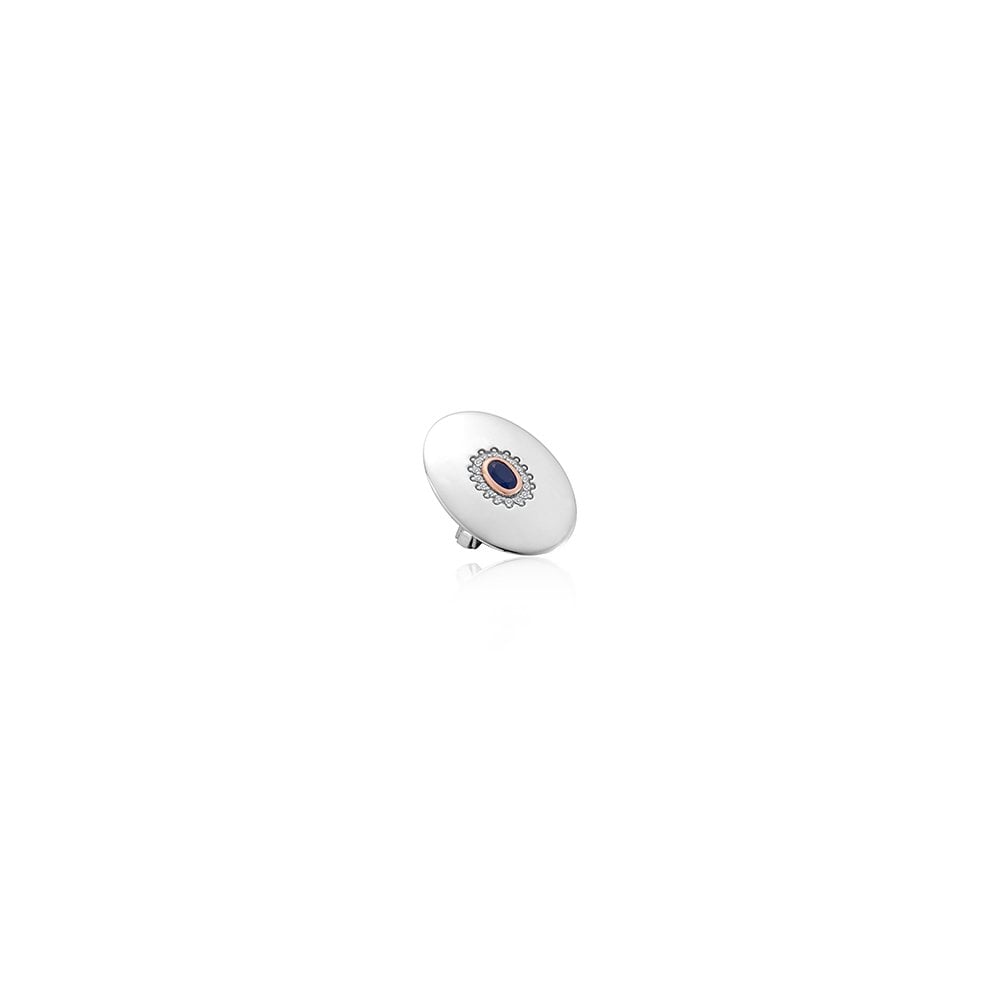 Clogau Princess Diana Sapphire & Topaz Brooch 3SLDD0069