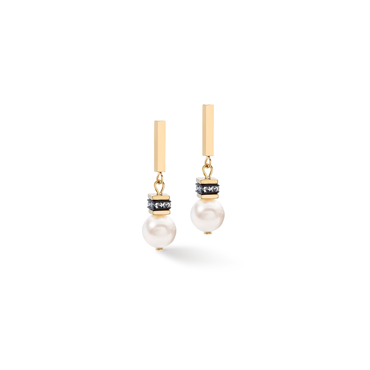 Coeur De Lion Iconic Pearl Mix Drop Earrings