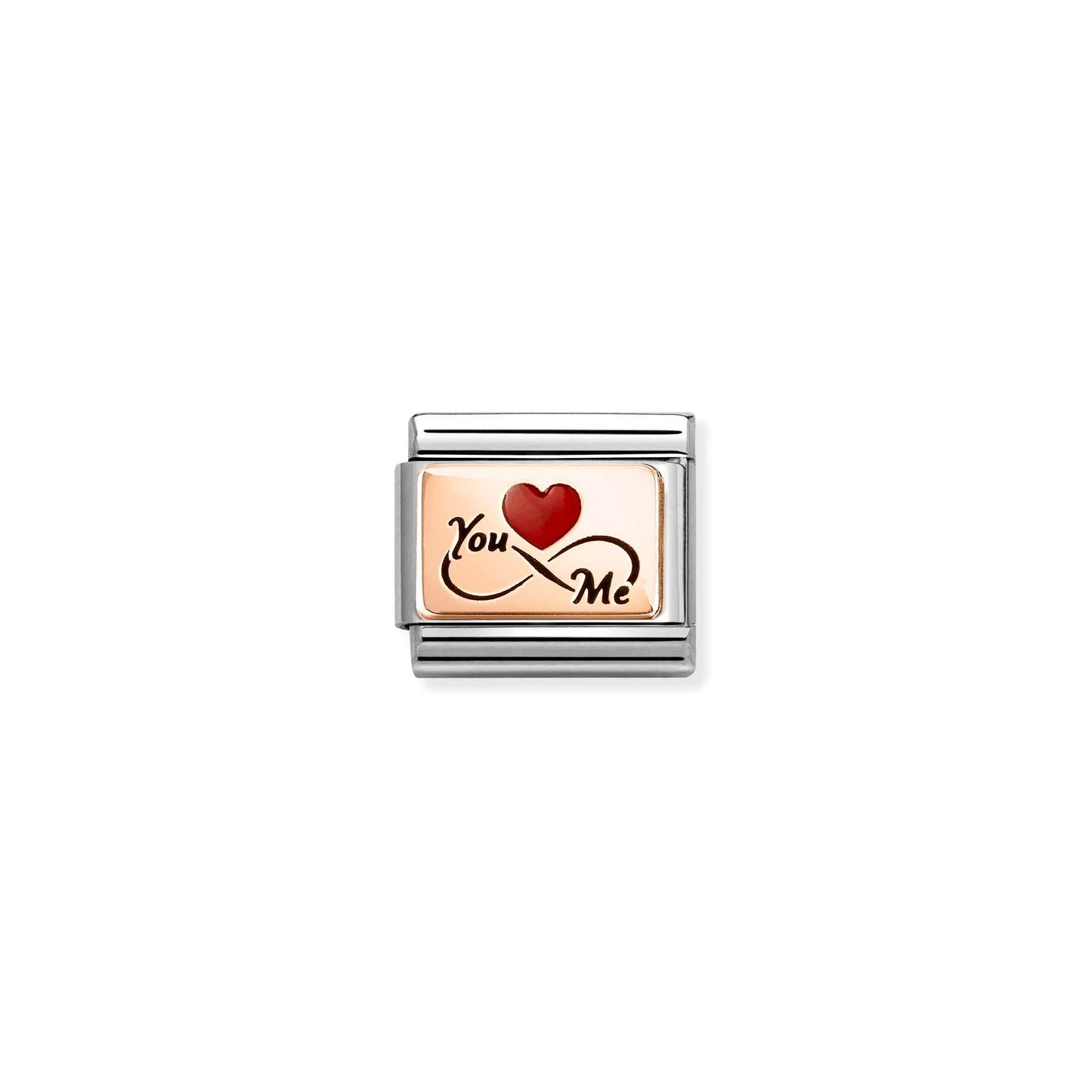 Nomination Composable Classic Rose Gold You and Me Charm 430204/08