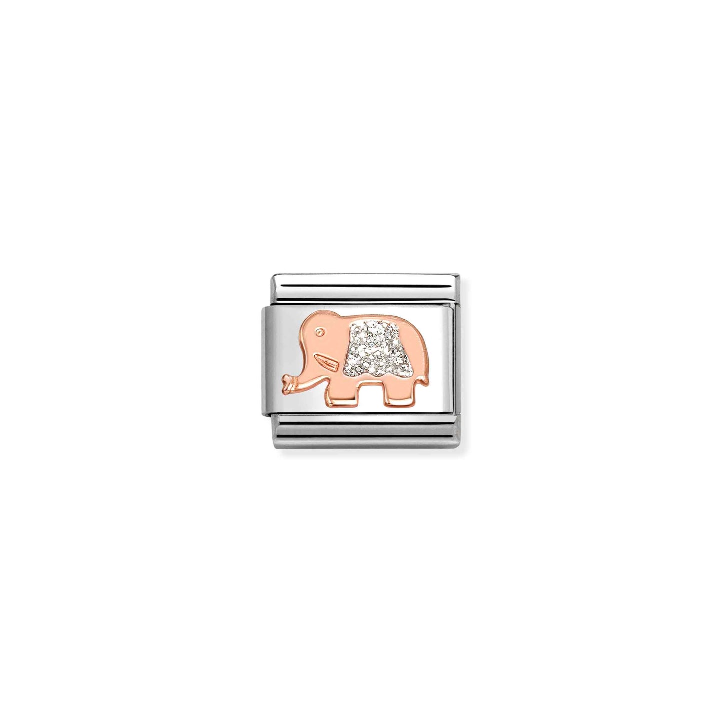 Nomination Classic Rose Gold Glitter Elephant Charm 430205/36