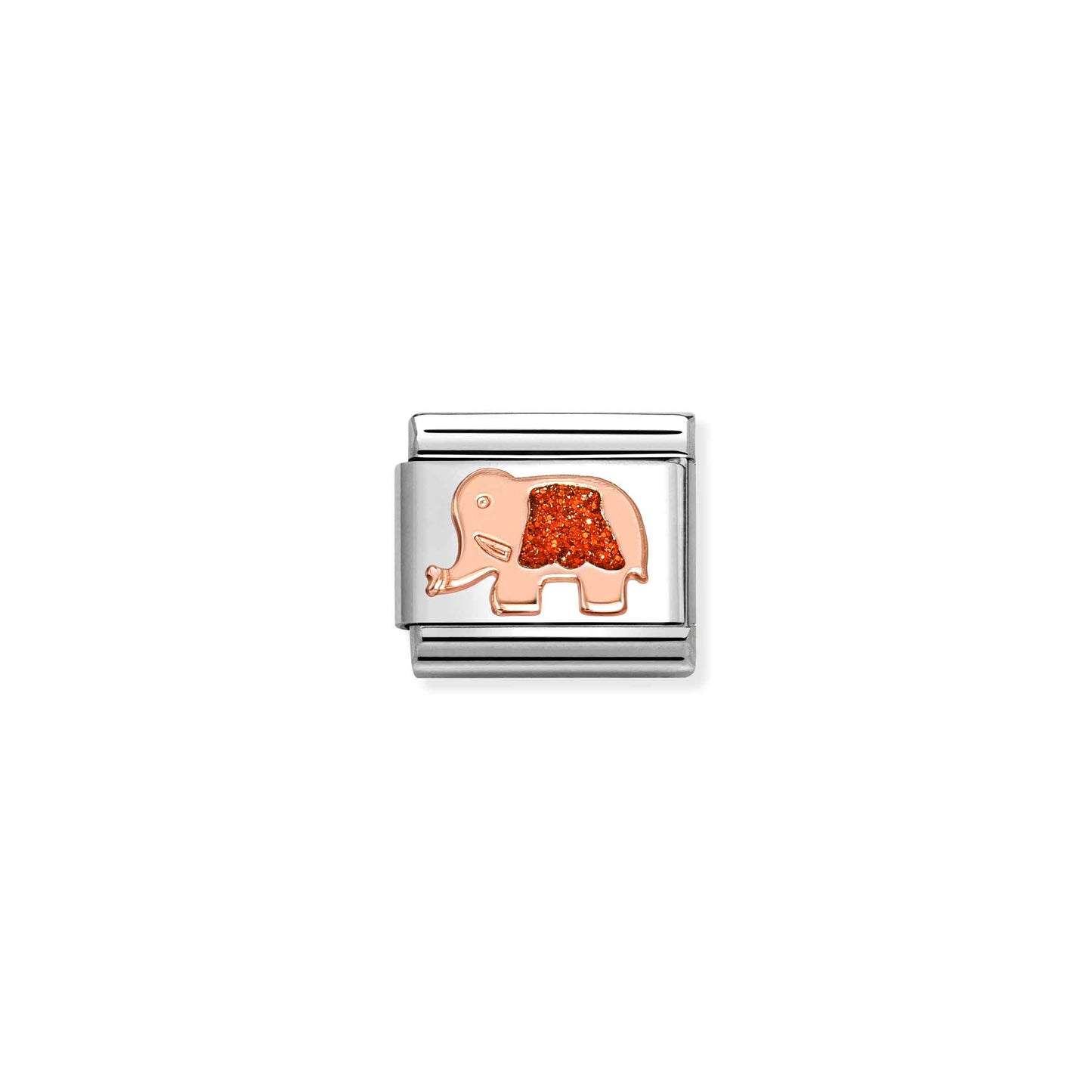 Nomination Classic Rose Gold Enamel Elephant Charm 430205/37