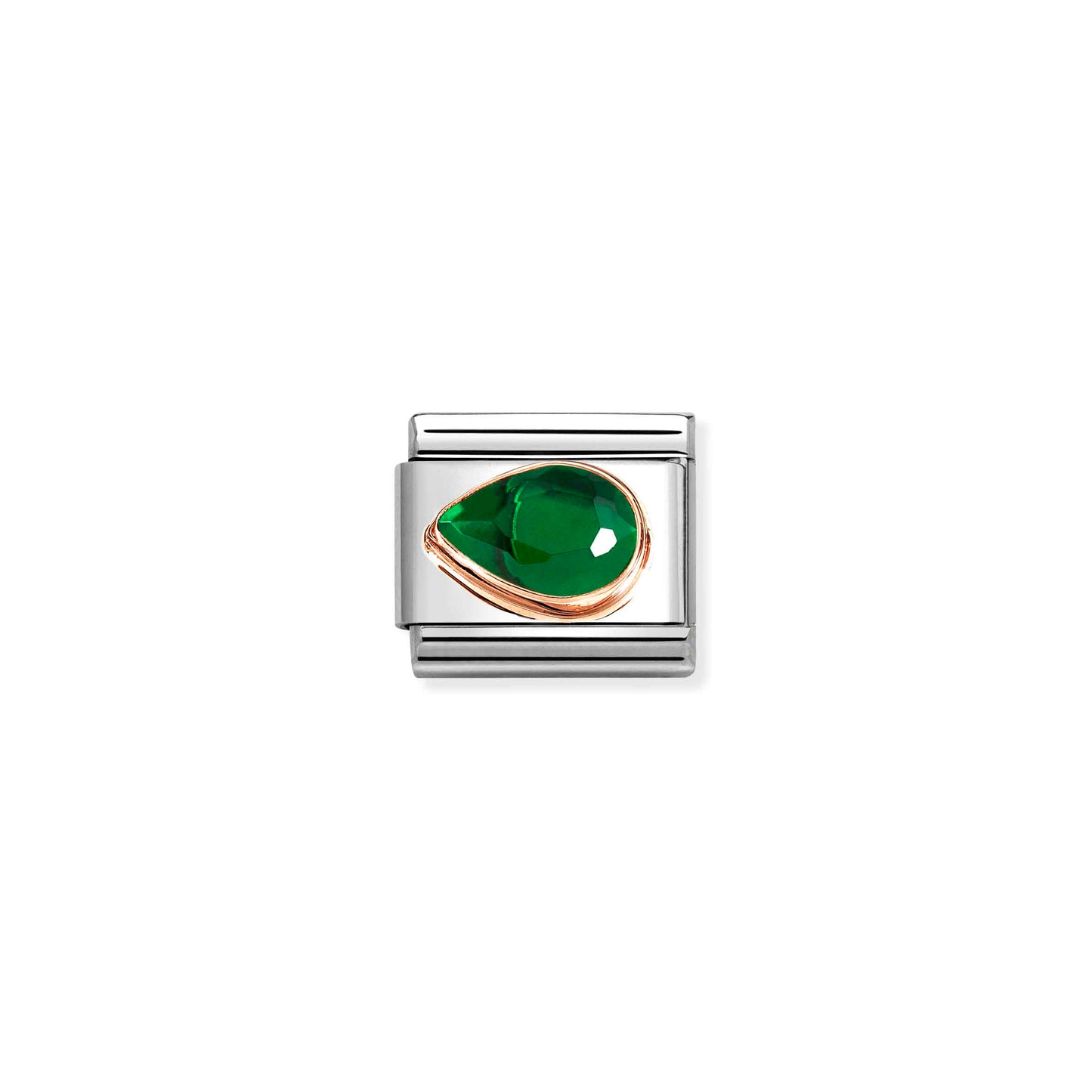 Nomination Composable Classic Green Cubic Zirconia Drop Left 430605/004