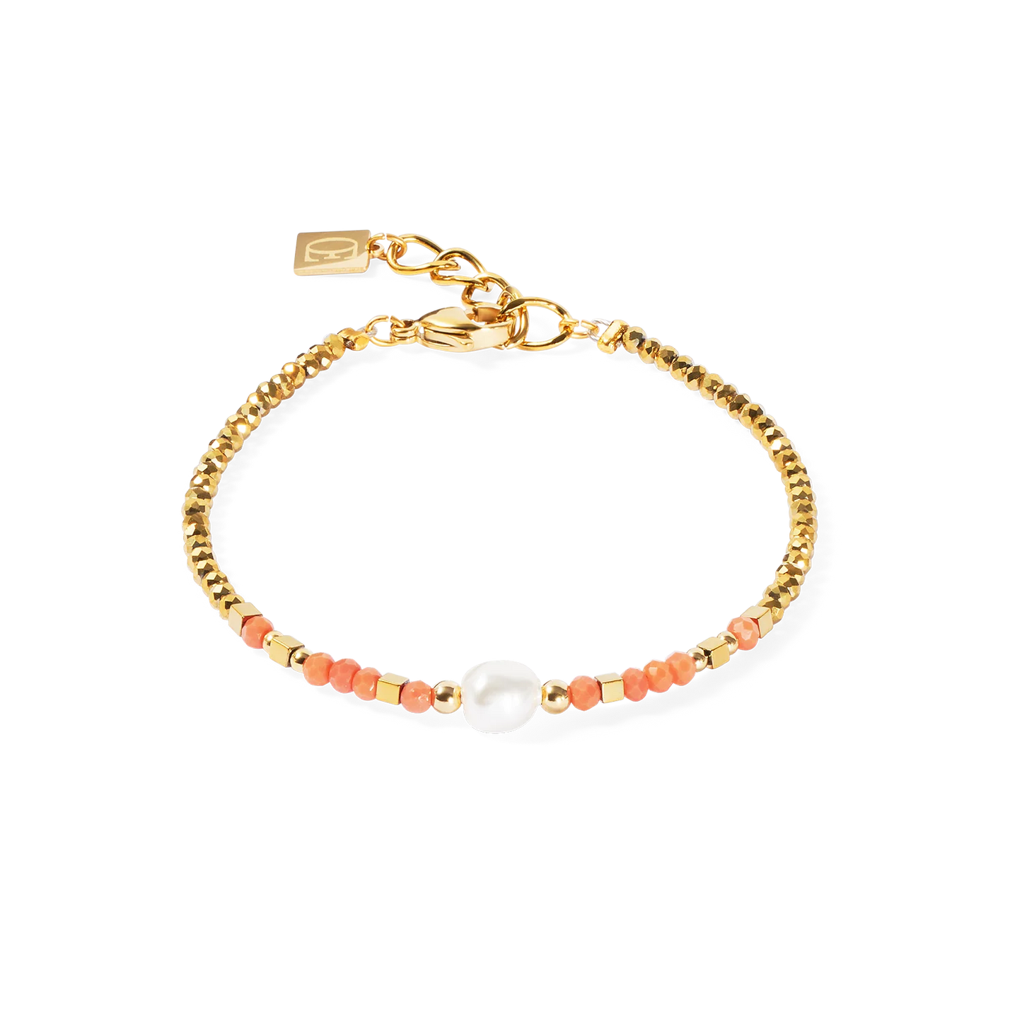 Coeur De Lion Sunset Pearl and Coral Bracelet