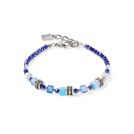 Coeur De Lion Bracelet Mini Cubes Blue