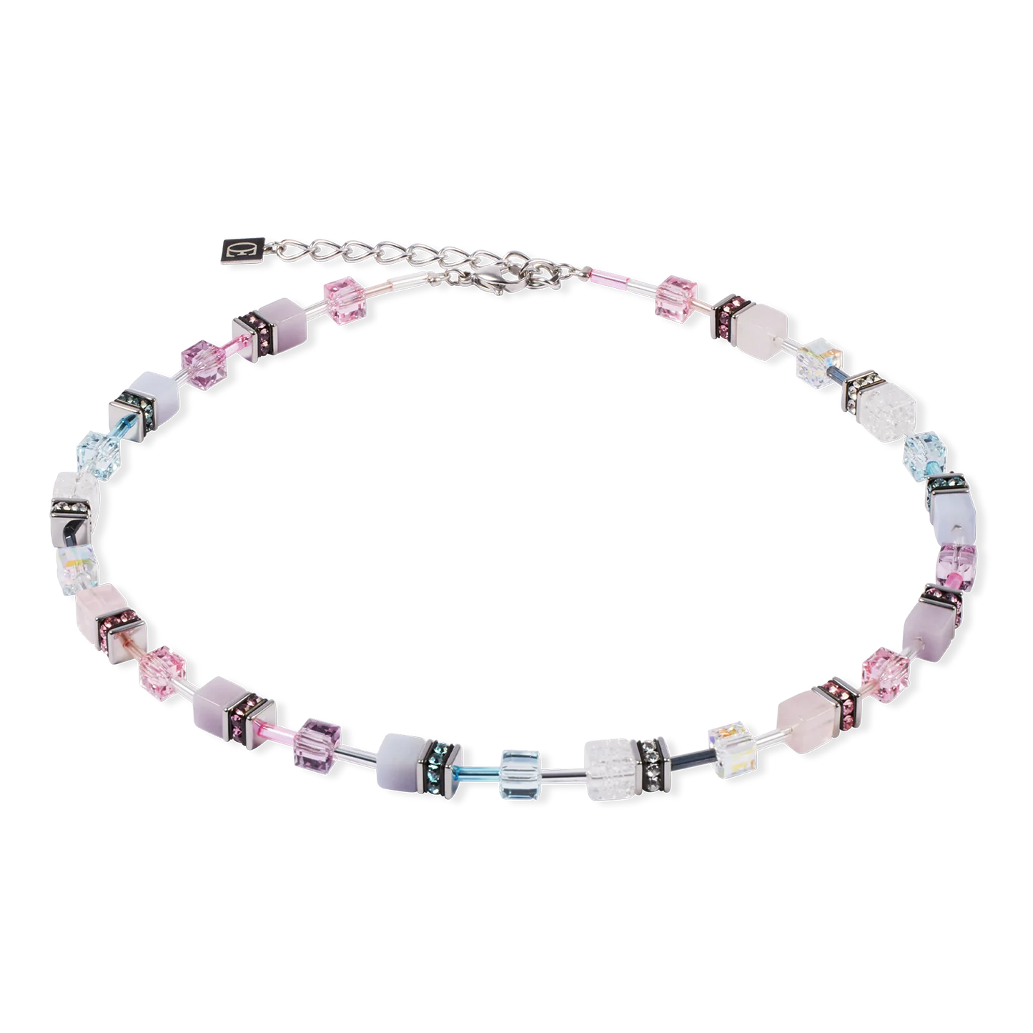 Coeur De Lion Iconic Rose Lilac Necklace