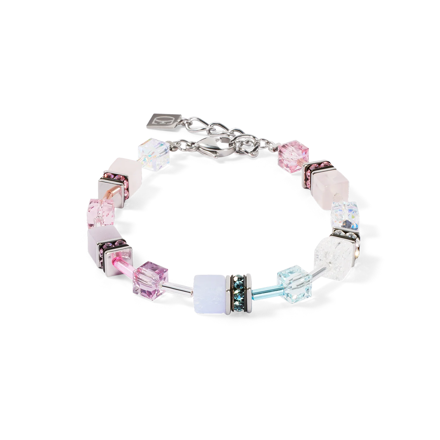Coeur De Lion Iconic Precious Pink and Lilac Bracelet